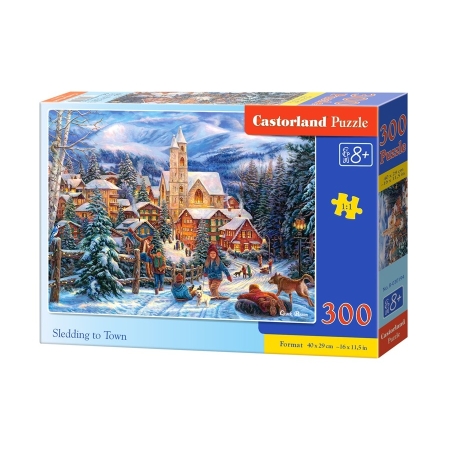 PUZZLE CASTOR 300 el. Sledding to Town